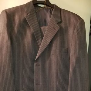 APT 9 MEN'S 2 PC PIN STRIPED SUIT